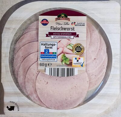 Mini-Teller - Fleischwurst