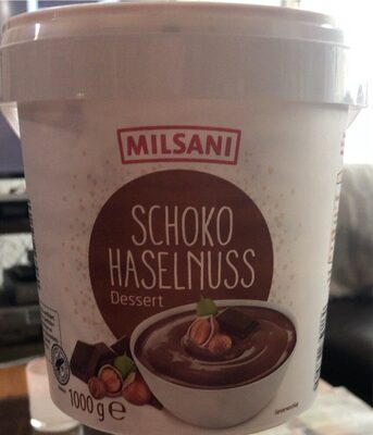 Schoko-Haselnuss Dessert front packaging