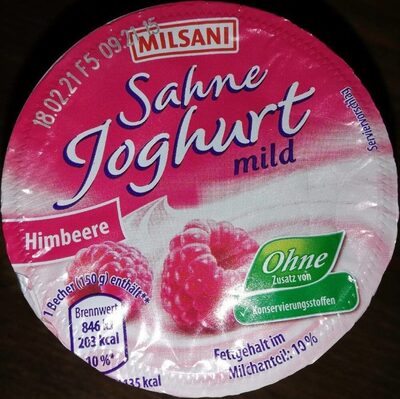 Sahne Joghurt mild Himbeere