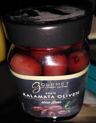 ALDI GOURMET FINEST CUISINE GEMÜSE Oliven Kalamata ohne Stein 350g 1.69€ 1kg 4.84€