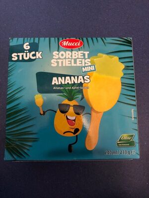 Ananas Sorbet Stieleis