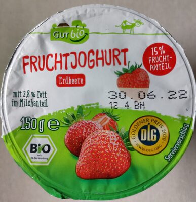 Bio-Fruchtjoghurt - Erdbeere