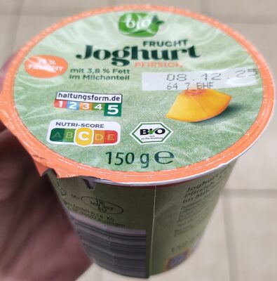 Bio-Fruchtjoghurt Pfirsich