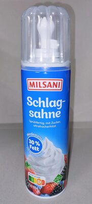 Schlagsahne, sprühfertig front packaging