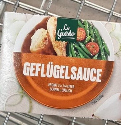 Geflügelsauce front packaging