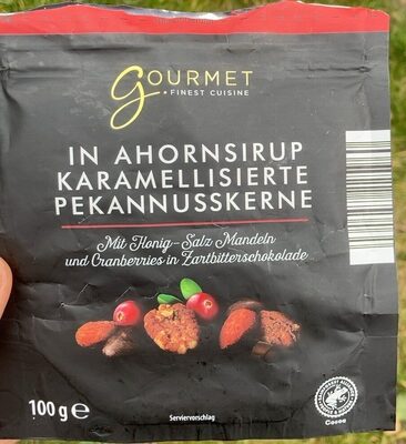 Pekannusskerne in ahornsirup