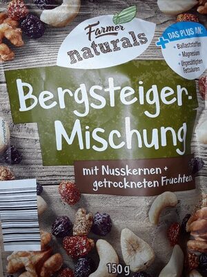 Bergsteiger Mischung von Farmer naturals front packaging