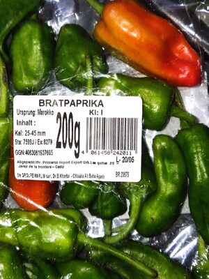 Bratpaprika (grün)
