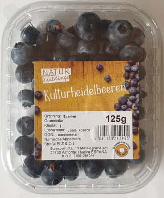 Kulturheidelbeeren front packaging