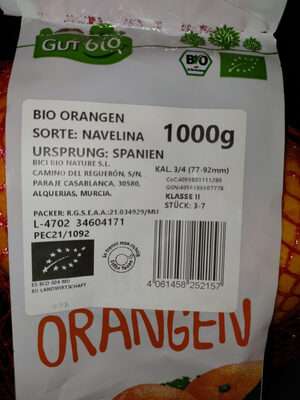 Bio-Orangen