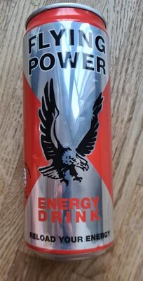 Flying Power Energydrink - Regular front packaging