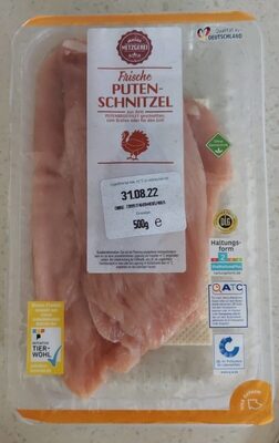 Frische Putenschnitzel front packaging