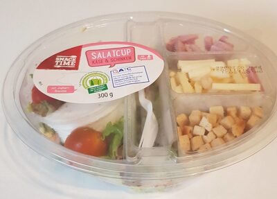 Salatcup Käse & Schinken