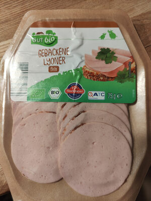 Gebackene Lyoner fein front packaging