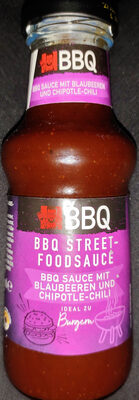 Streetfoodsauce - BBQ Sauce mit Blaubeeren und Chipotle-Chili