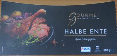 Halbe Ente sous-vide gegart