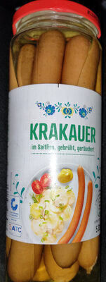 Krakauer im Saitling, gebrüht, geräuchert