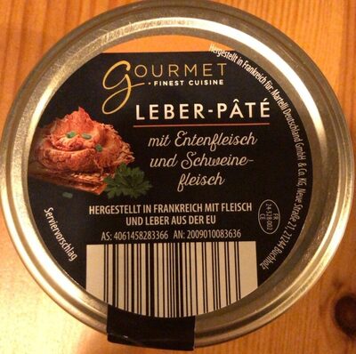 Leber-Pâté mit Entenfleisch und Schweinefleisch