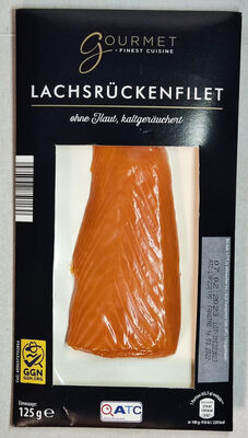 Lachsrückenfilet ohne Haut, kaltgeräuchert