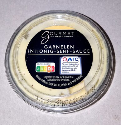 Garnelen in Honig-Senf-Sauce