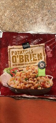 Potatoes O'Brien with onions and peppers