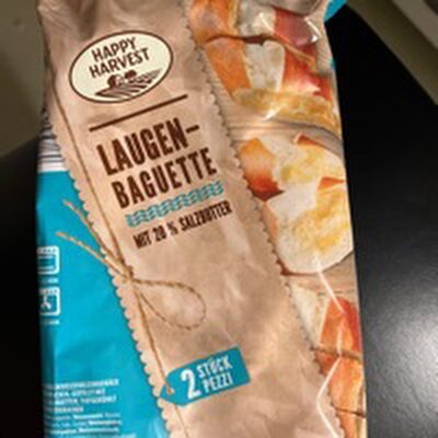 Laugenbaguette mit Salzbutter