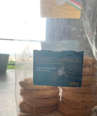 Pasta di Meliga front packaging
