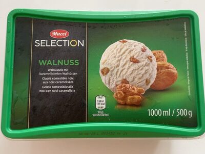 Walnuss Eis Sekection