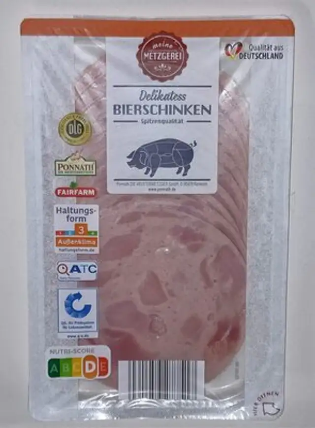 Bierschinken front packaging
