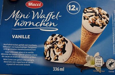 Cornets mini vanille