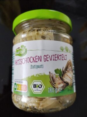 Bio-Antipasti - Artischocken geviertelt front packaging