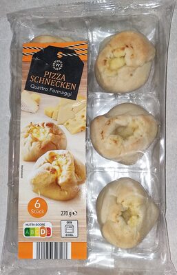 Pizzaschnecken - Quattro Formaggi