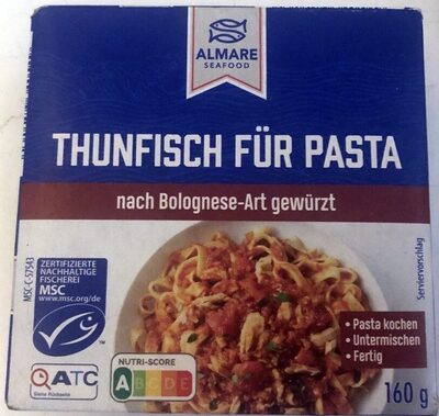 Thunfisch für Pasta, nach Bolognese-Art gewürzt