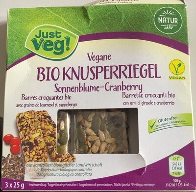 Bio knusperriegel