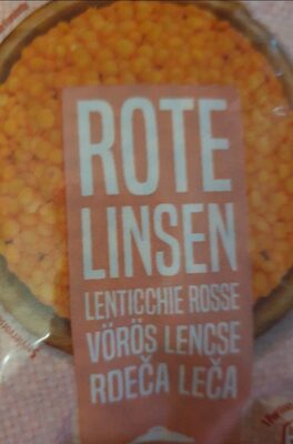 Linsen Rot getrocknet