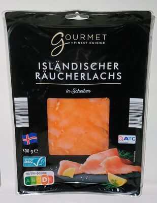 Isländischer Räucherlachs in Scheiben