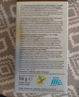 Biscotti al burro con cioccolato triplo cioccolato