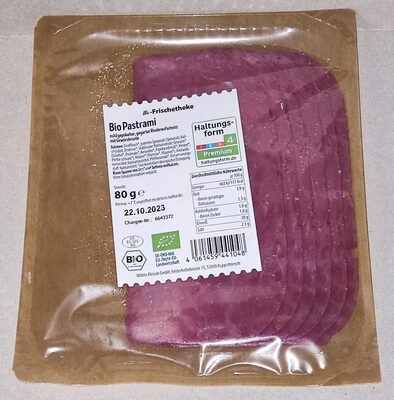 Bio-Pastrami front packaging