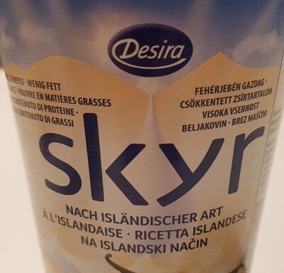 Skyr vaniglia bourbon front packaging