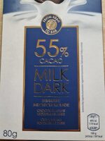 Milk dark 55% cacao