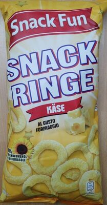 Snack ringe Gusto formaggio front packaging