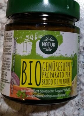 Bio Gemusesuppe preparato per brodo di verdure front packaging