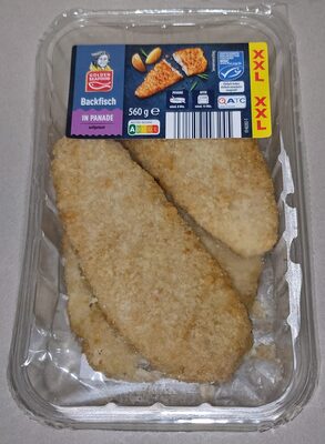 Backfisch in Panade XXL front packaging