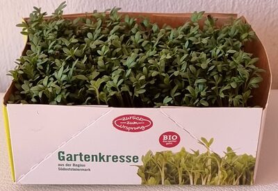 Gartenkresse front packaging