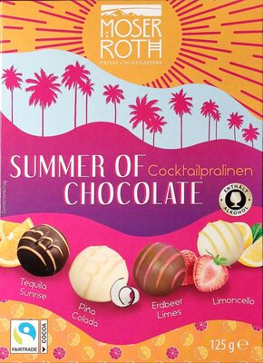 Summer Of Chocolate Cocktailpralinen