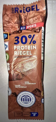 Der Riegel 30% Protein Riegel Brownie Geschmack front packaging