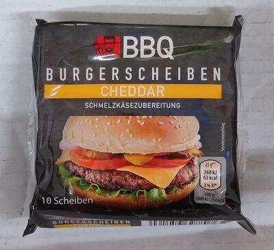 Cheddar Burgerscheiben
