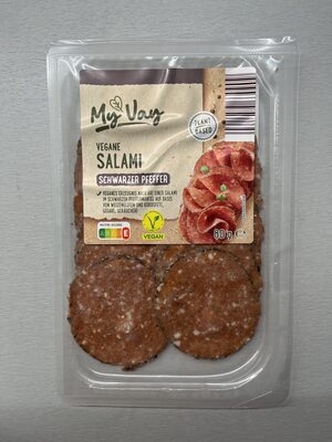 Vegane Salami - Schwarzer Pfeffer