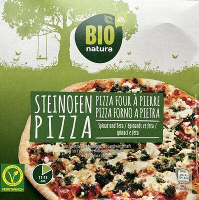Steinofen Pizza Spinat und Feta