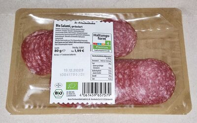 Bio-Salami geräuchert